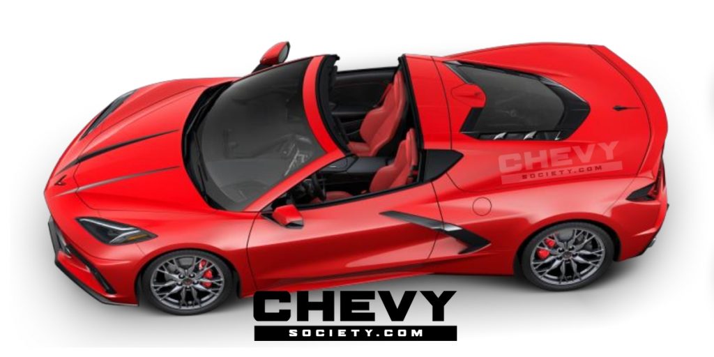 A photo of the 2025 Corvette Stingray Adrenaline Red Accent Package (PCH).